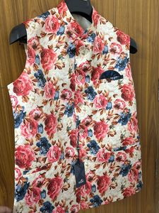 Floral Jawahar Jacket For Men