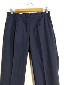Navy Blue Ankle Length Formal Pant (Women)