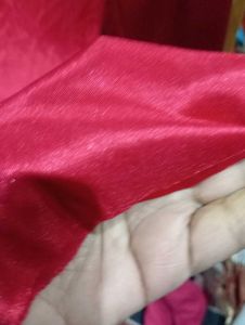 Red Lace Trim Nightgown