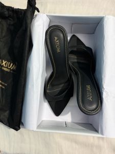 AXIUM open toe stiletto heels