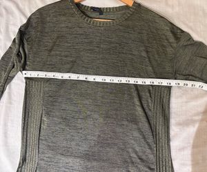 Olive Green Long Sleeve Top