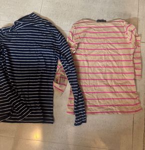 M&amp;S full sleeve stripped t shirts