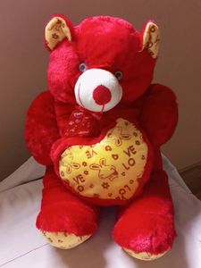 Cute Red Teddy ❤️