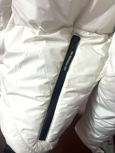 Stylish White Puffer Jacket
