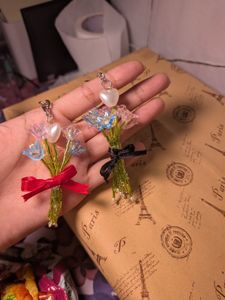 Cute Flower Bouquet keychain 1pcs