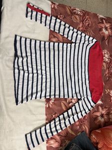 Striped Long Sleeve Top