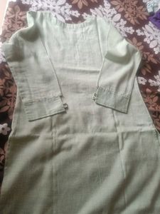 Embroidered Kurta with grara