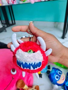 Kawaii Monster Keychain Plush