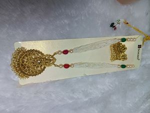 Combo Temple Long Jewellery Set