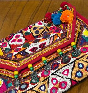 Banjara Embroidered Clutch Bag + Sling
