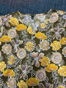 Floral Print short Kurta