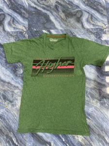 Green Graphic Print T-Shirt