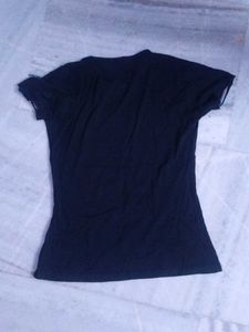 Pink Textured T-Shirt