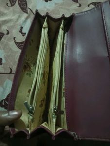 Chic Red Bow Detail Wallet