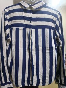 Classic Blue &amp; White Striped Shirt