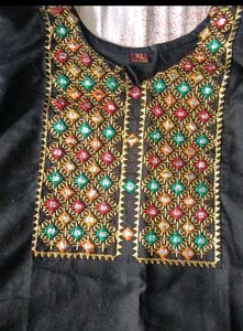 Black Kurta Set