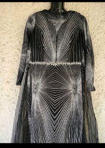 Striking Patterned Gown