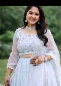 Stunning Light Blue Lehenga Choli