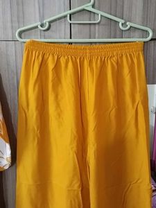 Vibrant Yellow Floral Kurta Set