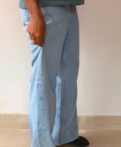 Light Wash Wide Leg Jeans