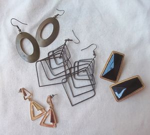 Earrings Set Of 4