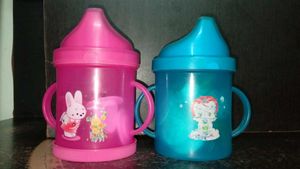 Baby Sippy Cups - Pink & Blue