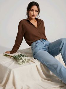 Brown Long Sleeve Shirt🤎