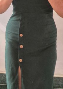 Button-Up Mid length Dress