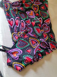 Vibrant Heart Print Maxi Dress