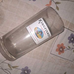 Rare 1990s Kingfisher Lager beer glass