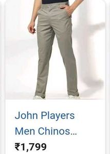 New Men's John players Casual Chinos...