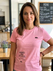 Lacoste Pink Crew Neck T-Shirt