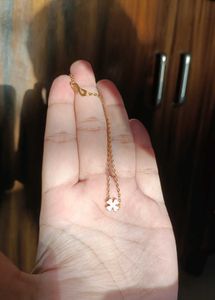 Dainty Gold Four-Leaf Clover Necklace