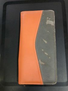 Orange & Gray Bifold Wallet