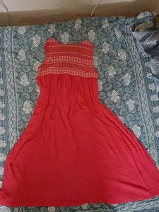 Pink dress/ kurti/ flow pattern