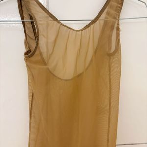 Sheer Nude Bodysuit like new