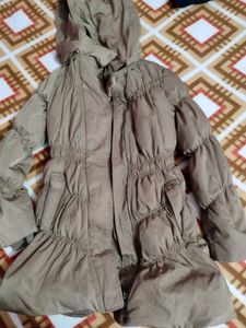 Stylish Hooded Padded Coat (L size)