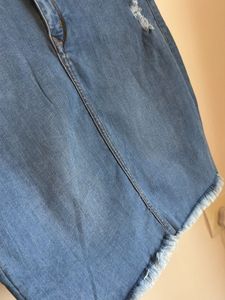 Blue Denim Classic Skirt