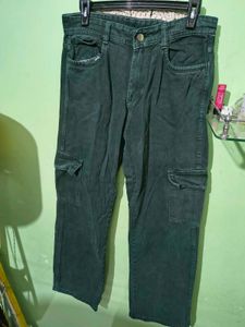 Dark Green Cargo Pants