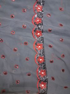 Worked Saree