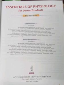 Essentials of Physiology for Dental Students