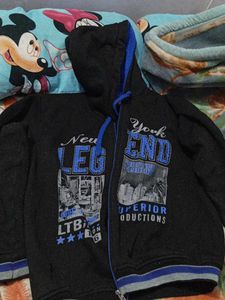 Boy's And Girl's Black "New York Legend" Hoodie