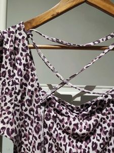 XL - Leopard Print Mini Dress