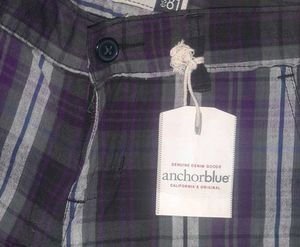 Authentic ANCHORBLUE Plaid Shorts For Men