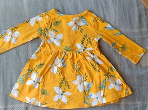 Carter's Yellow Beby girl Frock