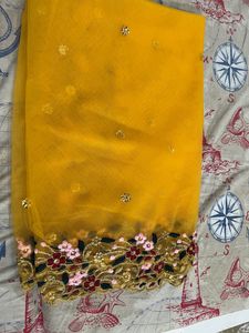 heavy embroidered lehanga
