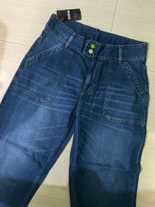 Classic Blue Wide Leg Jeans