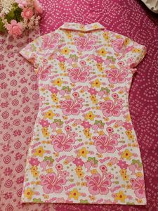Barbie Floral Print Mini Dress