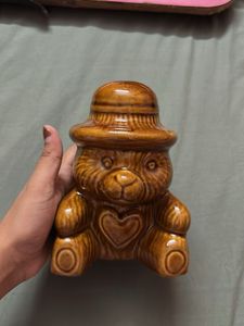 Cute Ceramic Teddy Bear Showpiece