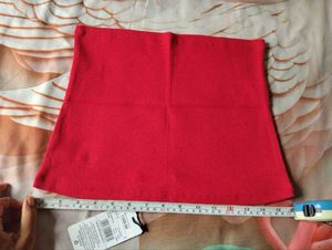 Red Strapless Tube Top